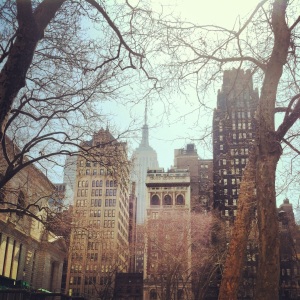 Empire State desde Bryant Park